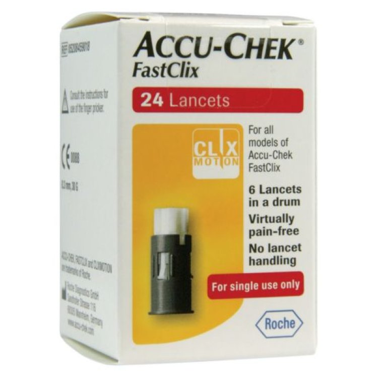 Accu-chek Fastclix 24 lancette pungidito