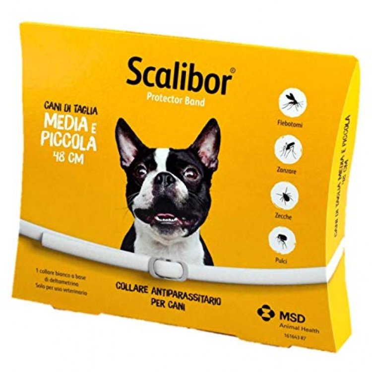 Scalibor Collare Antiparassitario per Cani - Adatto per cani di Media e Piccola Taglia