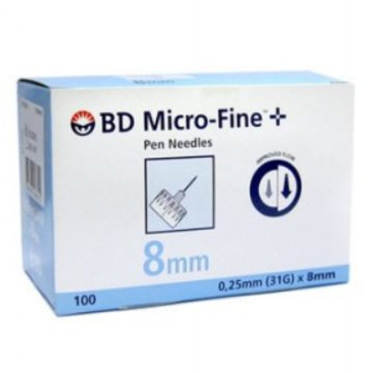 BD MICRO-FINE 100 Aghi per Penna Insulina G31 8mm