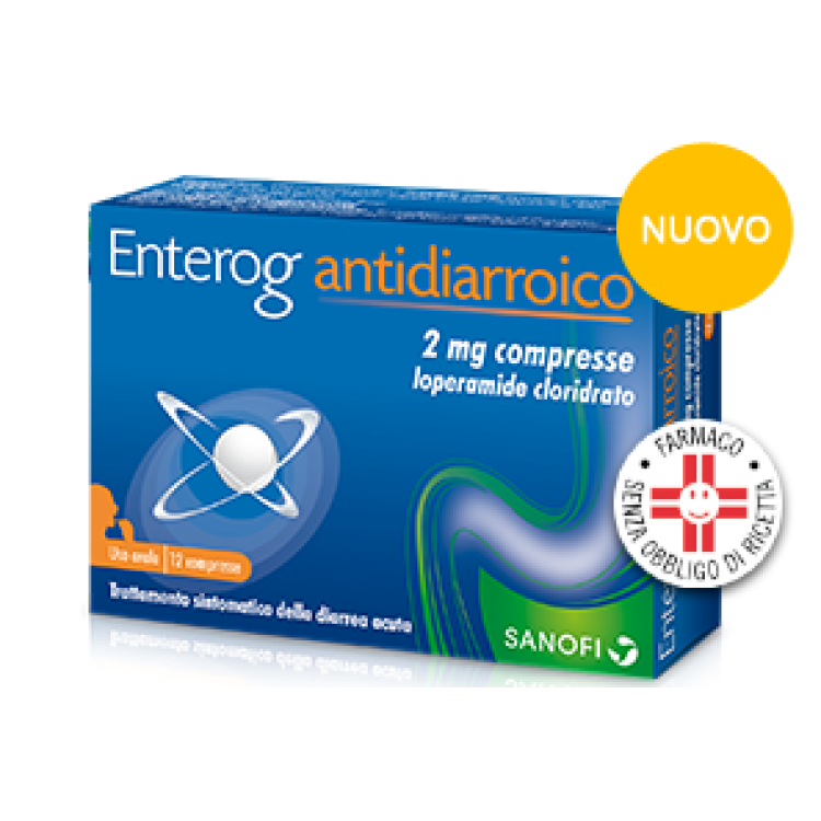 Enterog Antidiarroico 12 compresse 2 mg