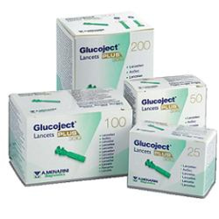 Glucoject Lancets Plus G33 50 lancette pungidito