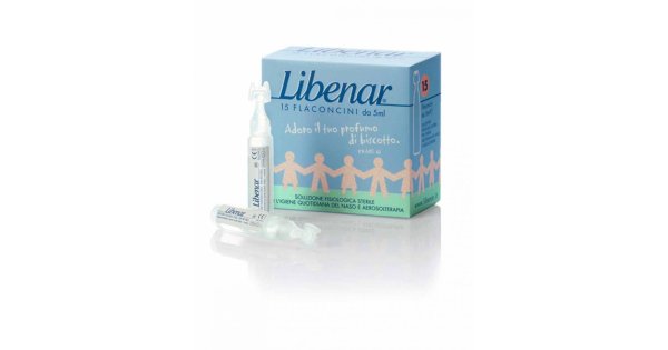 Libenar 18 Flaconcini monodose soluzione fisiologica ipertonica al 3%  sterile 4ml