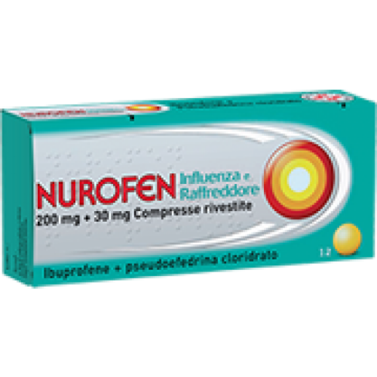 Nurofen Influenza e Raffreddore 200mg+30mg 24 compresse