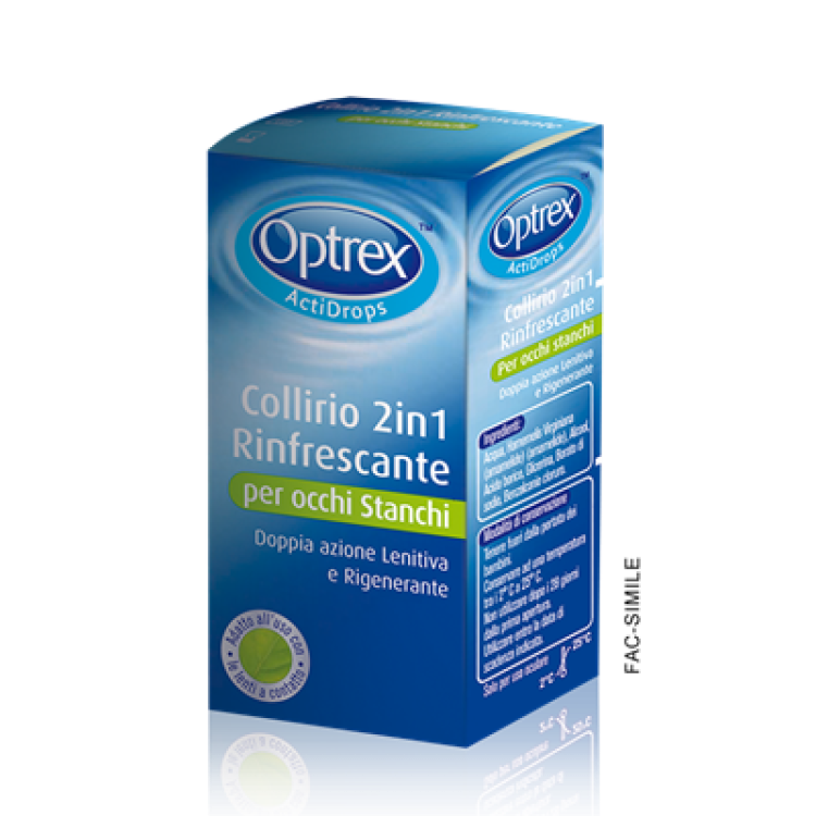 Optrex Actidrops 2 in 1 Collirio Rinfrescante per occhi stanchi 10 ml