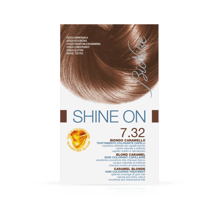 Shine On Tintura Capelli Colore Biondo Caramello 7.32