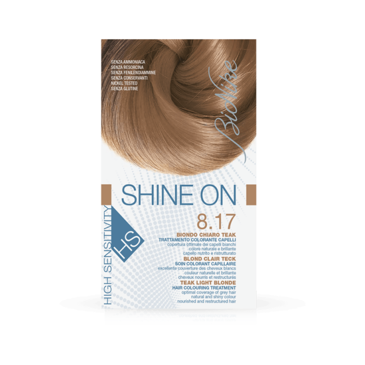 Shine On Hs Tintura Capelli Colore Biondo Chiaro Teak 8.17