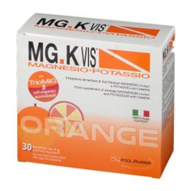 Mgk Vis Orange Magnesio e Potassio Gusto Arancia 30 Bustine
