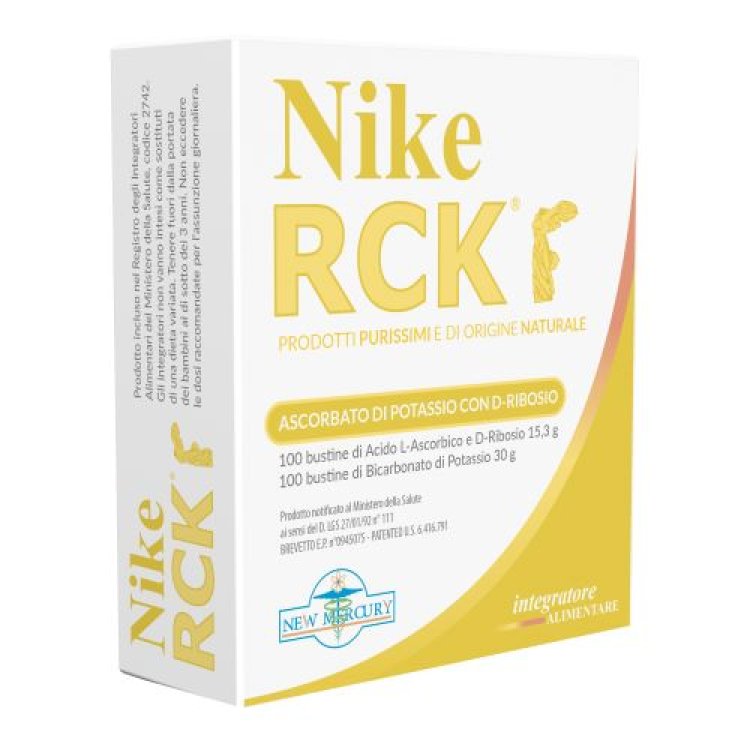 NIKE RCK Acido Ascorbico + Bicarbonato di Potassio + Ribosio 200 Buste (100 dosi)