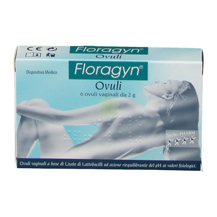 Floragyn Ovuli Vaginali - 6 ovuli - 12 g