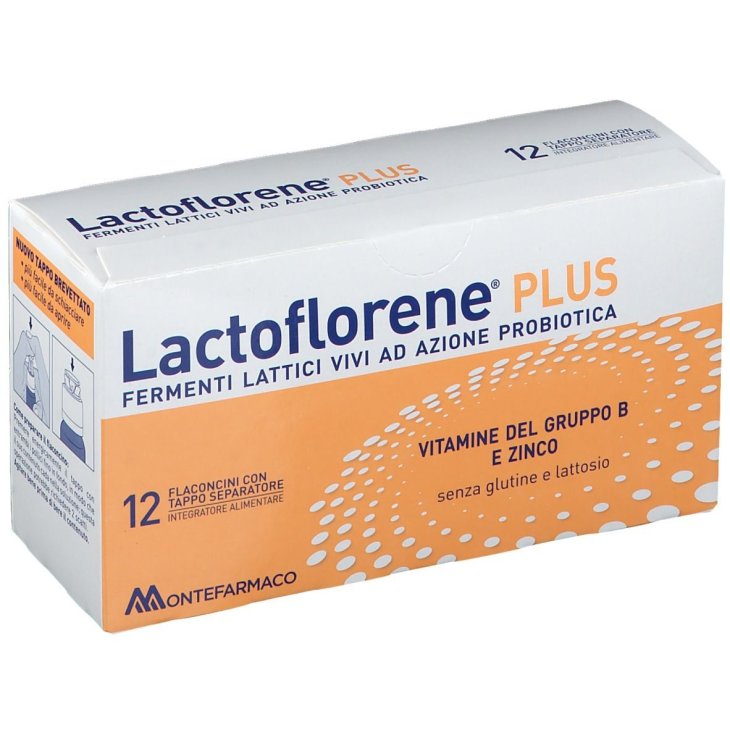 Lactoflorene PLUS - Integratore a base di fermenti lattici vivi - 12 flaconcini