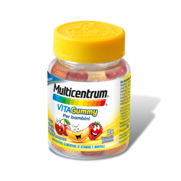 Multicentrum VitaGummy - Integratore di vitamine e minerali per bambini dai 3 anni - 30 caramelle gommose - Promo