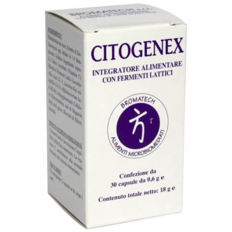 Citogenex - Integratore per l'equilibrio della flora batterica intestinale - 30 capsule