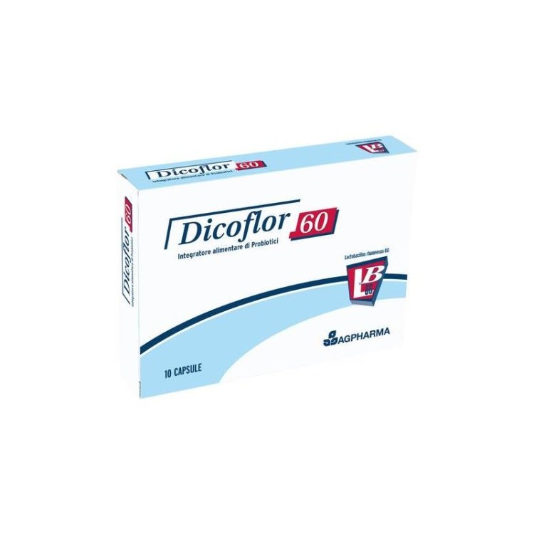 Dicoflor 60 - Integratore per l'equilibrio della flora batterica intestinale - 10 capsule
