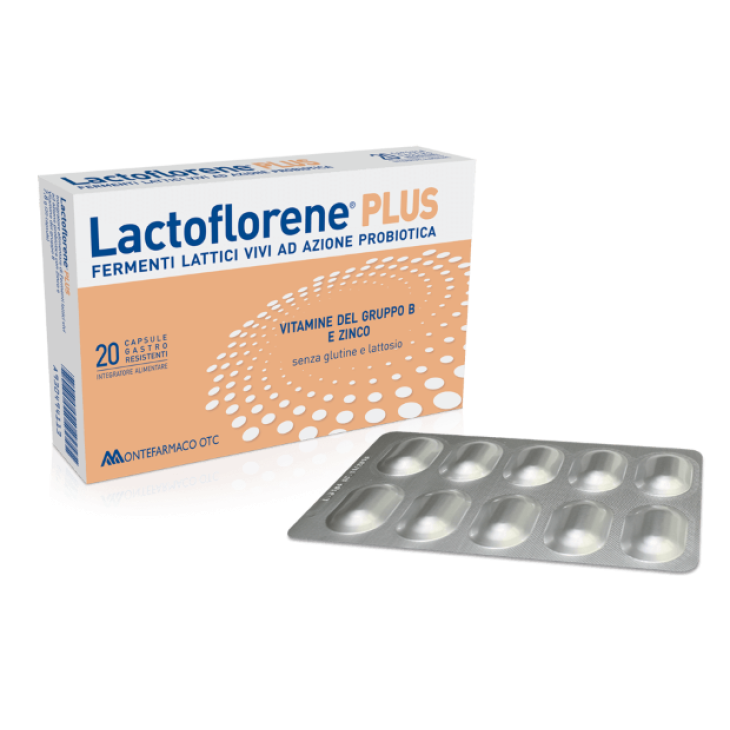 Lactoflorene PLUS - Integratore a base di fermenti lattici vivi - 20 capsule