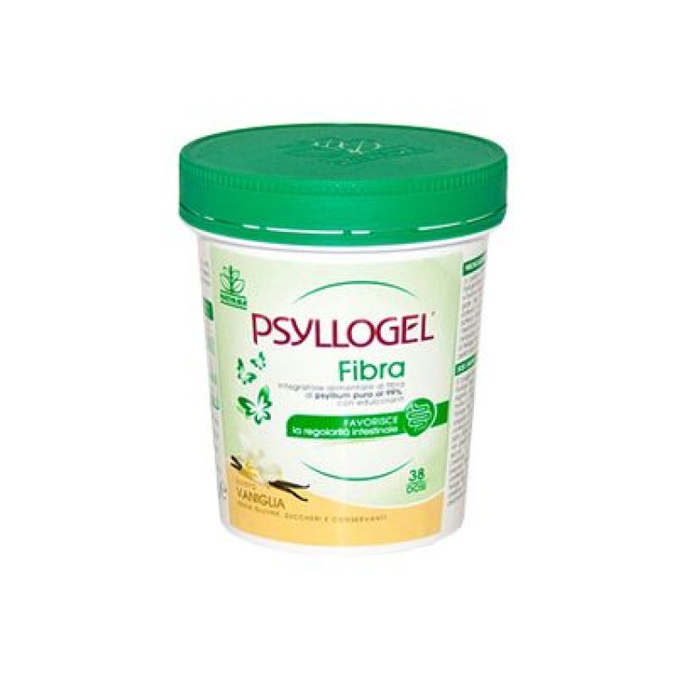 Psyllogel Fibra - Integratore per la regolarità intestinale - Gusto Vaniglia - Vaso da 170 g