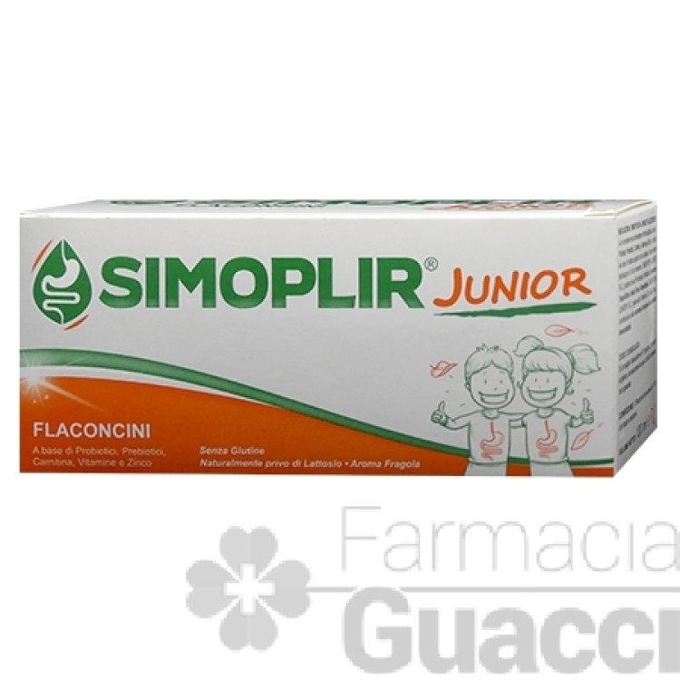 Simoplir Junior - Integratore per l'equilibrio della flora batterica intestinale - 12 flaconcini