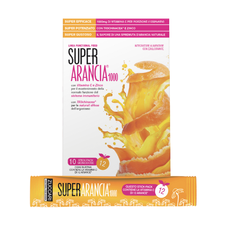 Super Arancia 1000 - Integratore alimentare per le difese immunitarie - 10 bustine