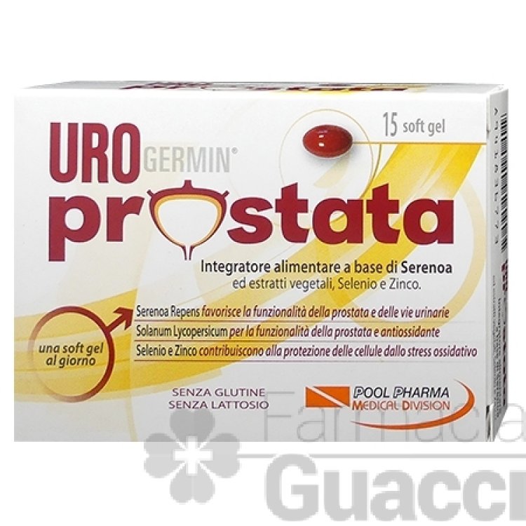 Urogermin Prostata - Integratore per la funzionalità della prostata e delle vie urinarie - 15 capsule 