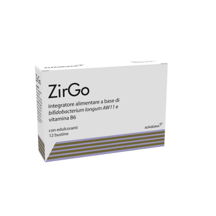 ZirGo - Integratore alimentare per l'equilibrio della flora intestinale - 12 bustine