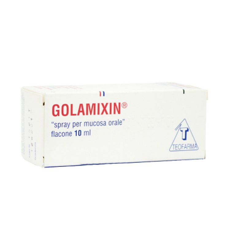 Golamixin Spray Orofaringeo Tirotricina per Stomatiti 10ml
