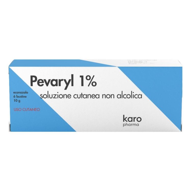 Pevaryl Soluzione Cutanea Non Alcolica 1% Antimicotico 6 Bustine da 10 g