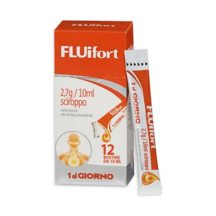 Fluifort Sciroppo Mucolitico Fluidificante 12 Bustine