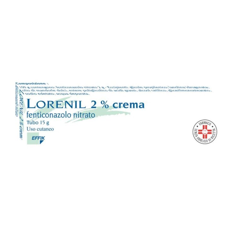 Effik Lorenil Crema 2% Antimicotico Topico per Micosi 15g