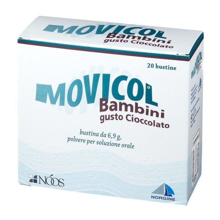 Movicol Bambini Cioccolato Lassativo Stitichezza 20 Bustine