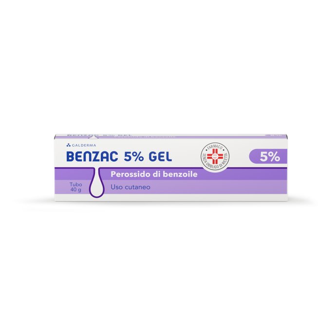 Benzac Gel 5% Medicinale per Acne 40 g Benzac Gel 5% Medicinale per Acne 40 g