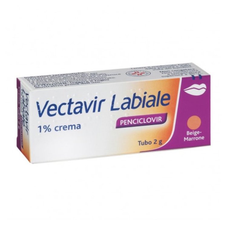 Vectavir Labiale Crema 1% Penciclovir per Herpes Labiale 2g
