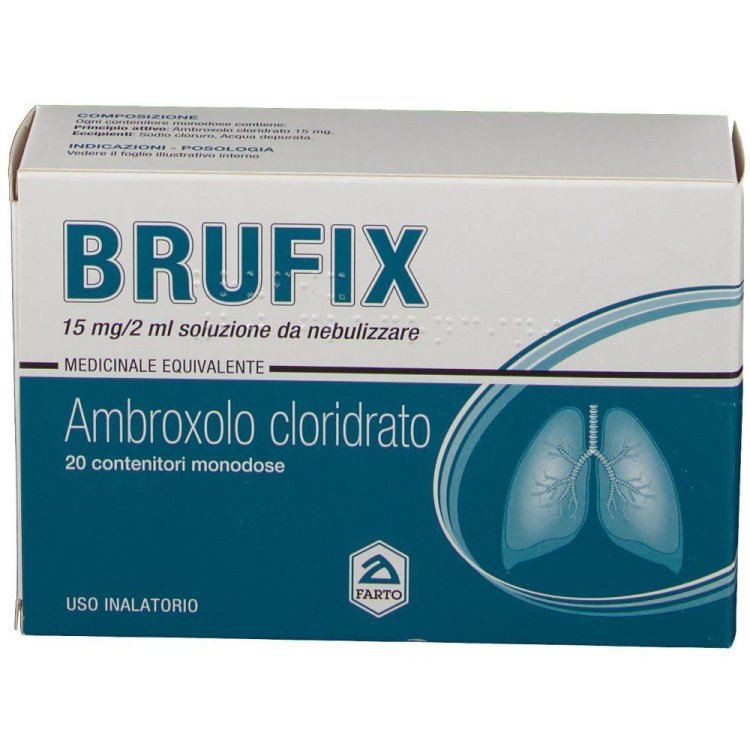 S.F. Group Brufix 15 mg/2 ml Soluzione da Nebulizzare per Bronchi 20 Flaconcini