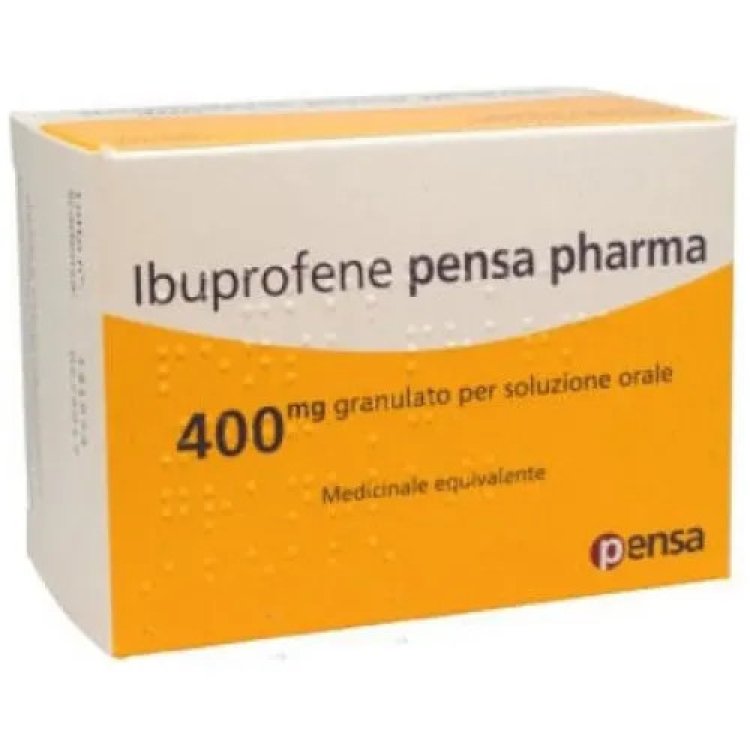 Pensa Pharma Ibuprofene 400mg Granulato per Soluzione Orale per Dolore - 12 Bustine
