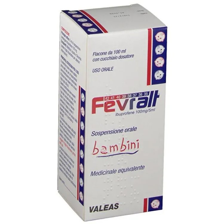 Fevralt Bambini 100mg/5ml Sospensione Orale Febbre e Dolore