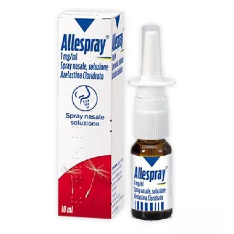 Allespray Spray Nasale Azelastina 10mg Antistaminico per Allergie 10ml
