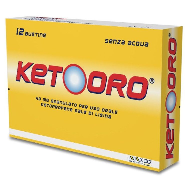 Ketooro Ketodotask 40mg Granulato Orale FANS per Dolore Acuto 12 Bustine