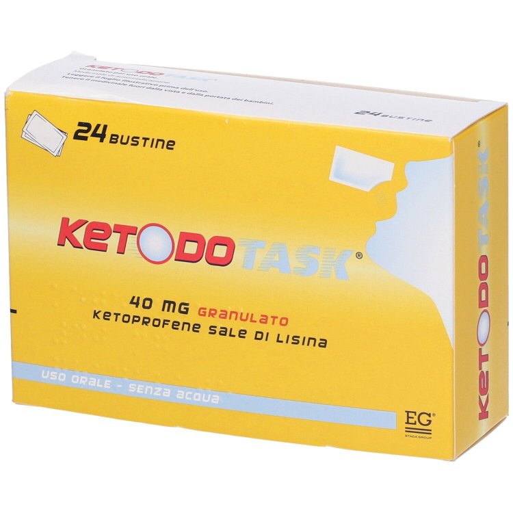 Epifarma Ketodotask 40mg Antinfiammatorio Dolore Acuto 24 Bustine Granulato