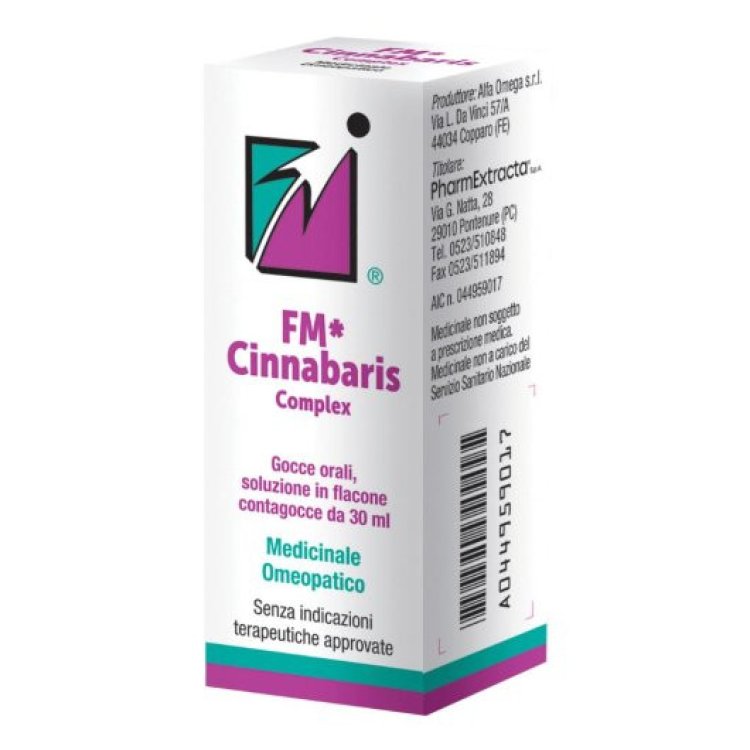 Omeopiacenza FM Cinnabaris Complex Gocce Orali per Sistema Respiratorio 30 ml