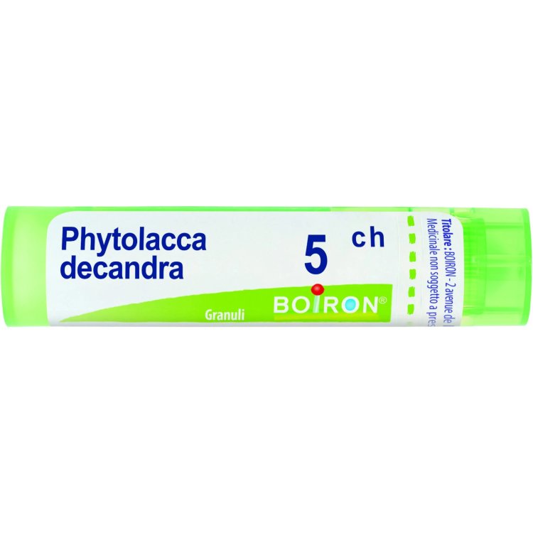 Boiron Phytolacca Decandra 5CH Medicinale Omeopatico in Granuli