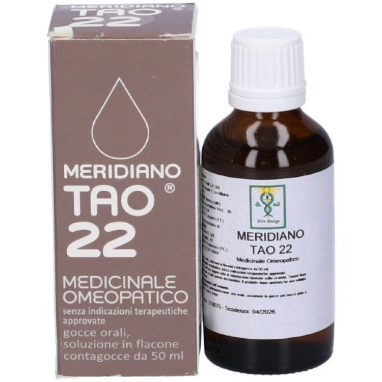 Alfa Omega Meridiano Tao 22 Gocce Omeopatiche per Benessere 50ml