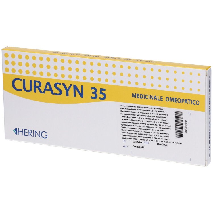 Hering Curasyn 35 Medicinale Omeopatico in Granuli, 30 Capsule
