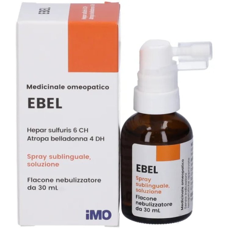 Imo Ebel Spray Sublinguale Omeopatico Medicinale Naturale Senza Alcol 30ml