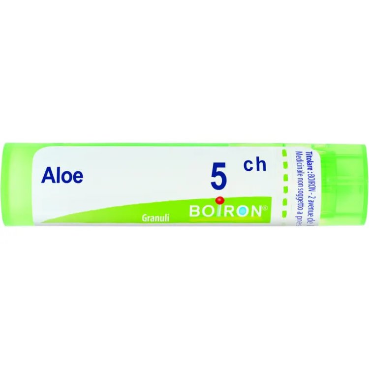 Boiron Aloe 5CH Granuli Omeopatici per Gonfiore e Meteorismo