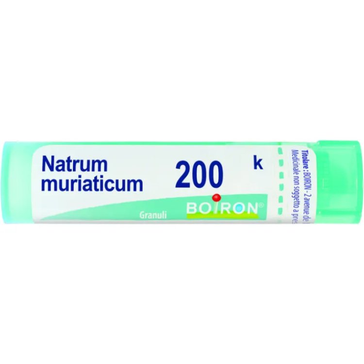 Boiron Natrum Muriaticum 200CH Granuli Omeopatici per disturbi - 4g
