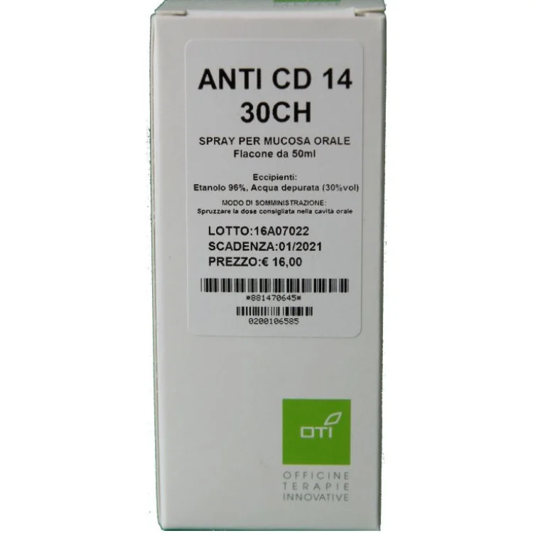 Oti Anti CD 14 Spray Omeopatico per Mal di Gola 50ml