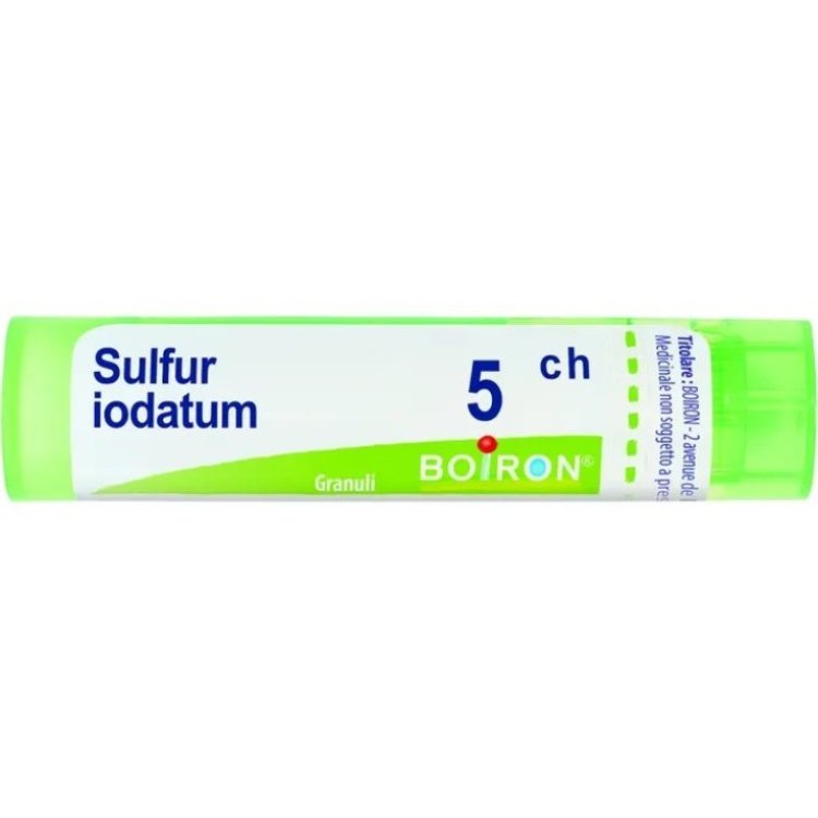 Boiron Sulfur 5CH Granuli Omeopatici Tubo Multidose 80 Granuli 4g