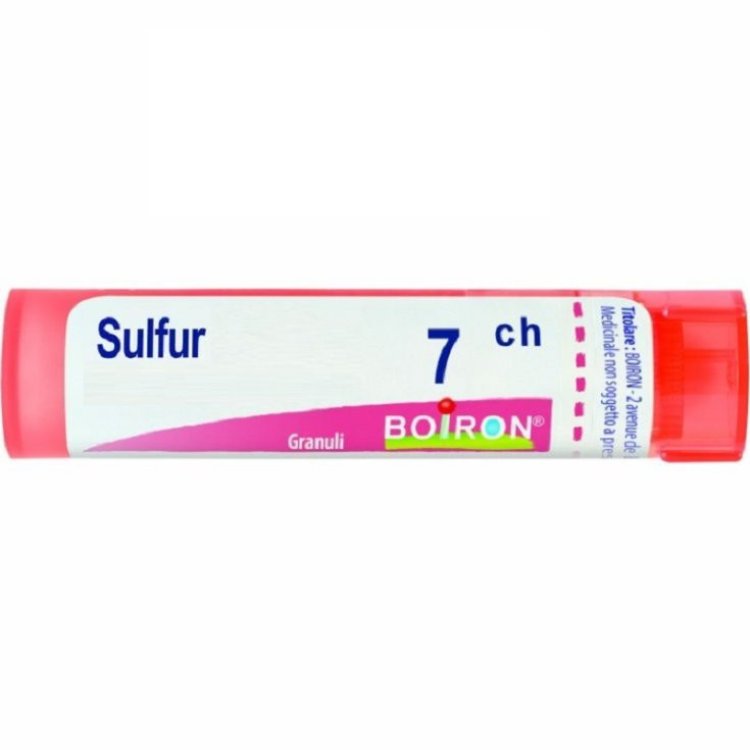 Boiron Sulfur 7CH Granuli Omeopatici Medicinale Omeopatico Multidose 4g