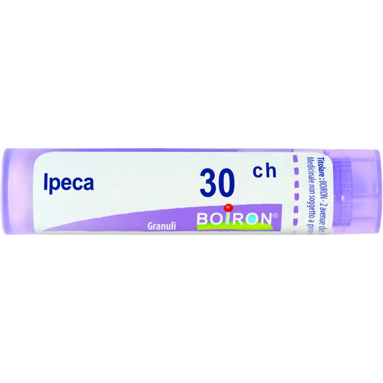 Boiron Ipeca 30CH Granuli Omeopatici per Tosse e Nausea Boiron Ipeca 30CH Granuli Omeopatici per Tosse e Nausea