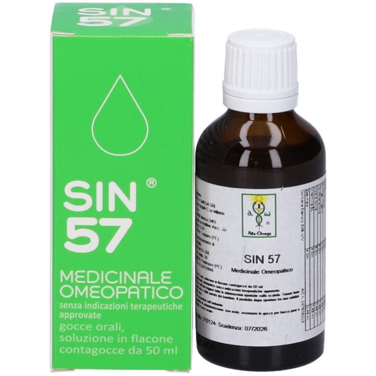 Alfa Omega SIN 57 Gocce Orali Azione Cardioprotettiva 50ml