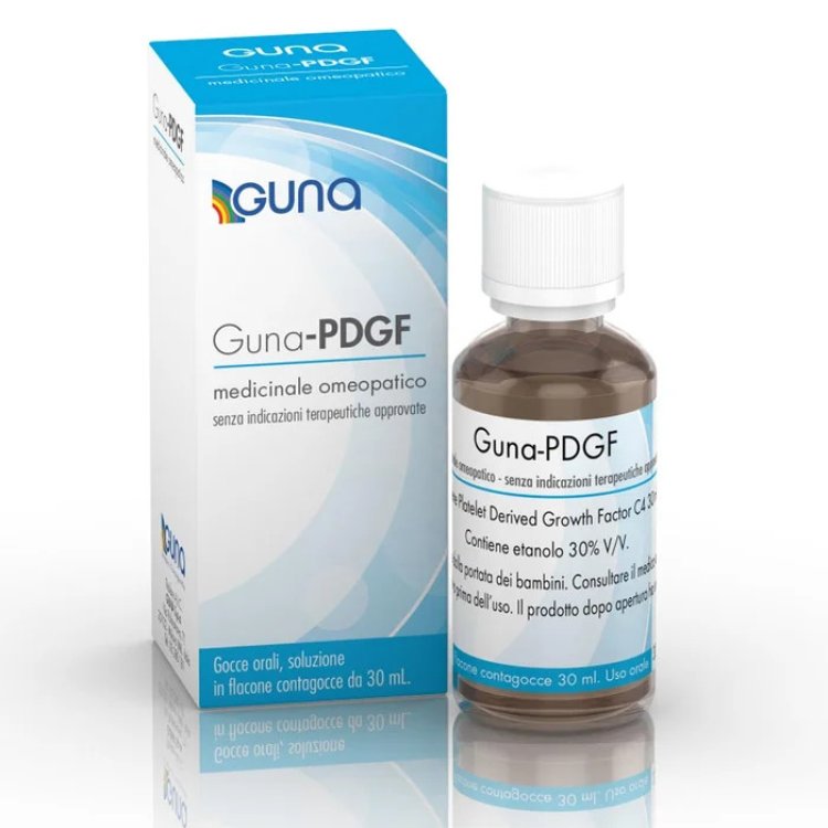 Guna PDGF C4 Medicinale Omeopatico Low Dose Gocce Orali Soluzione 30ml