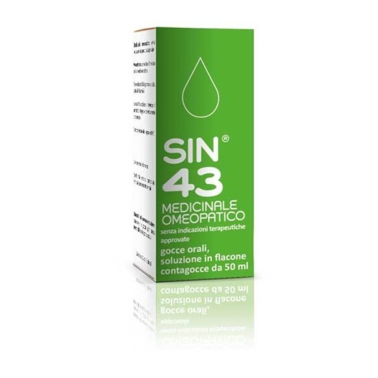 Alfa Omega SIN 43 Gocce Orali Antinfiammatorio, Spasmolitico 50ml Alfa Omega SIN 43 Gocce Orali Antinfiammatorio, Spasmolitico 50ml